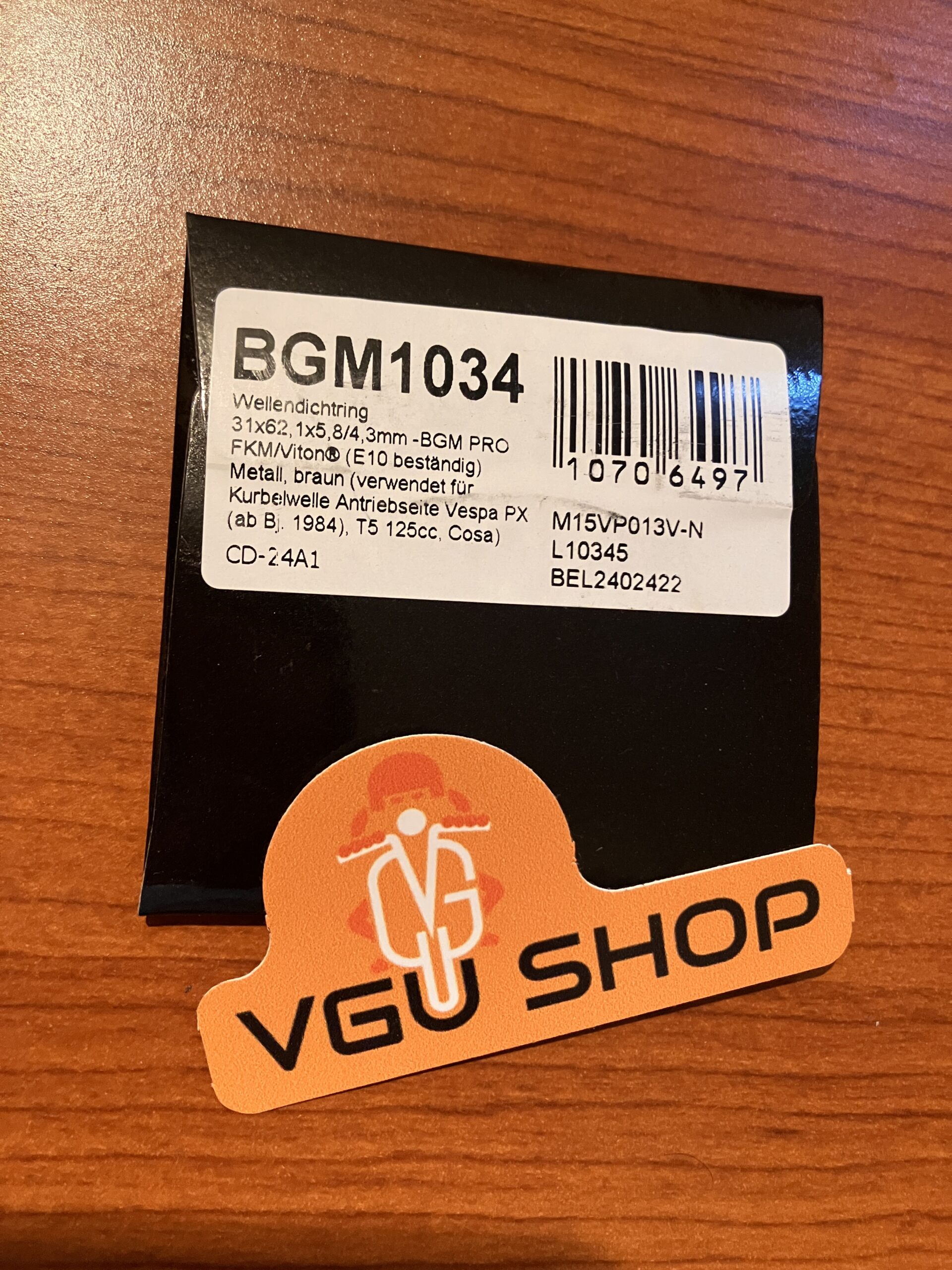 IMG_9858 Uszczelniacz BGM PRO FKM/Viton® (odporny na E10) Vespa PX (since 1984), T5 125cc, Cosa - obrazek 1