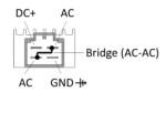 Regulator 12V AC/DC 4 piny SIP - obrazek 2